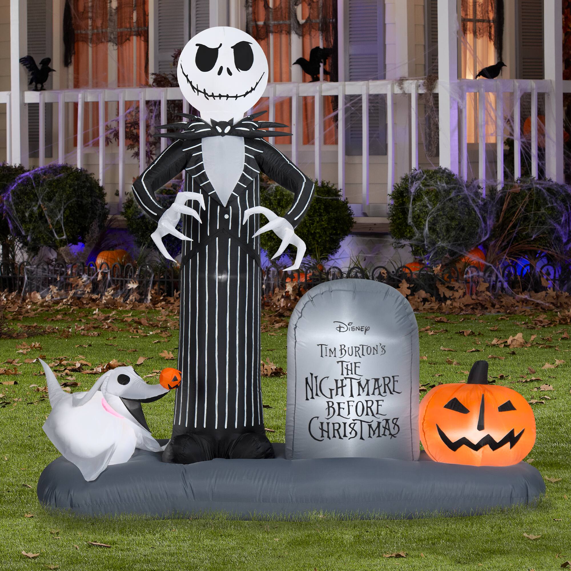 6ft. Airblown® Inflatable Halloween Jack Skellington Halloween Town